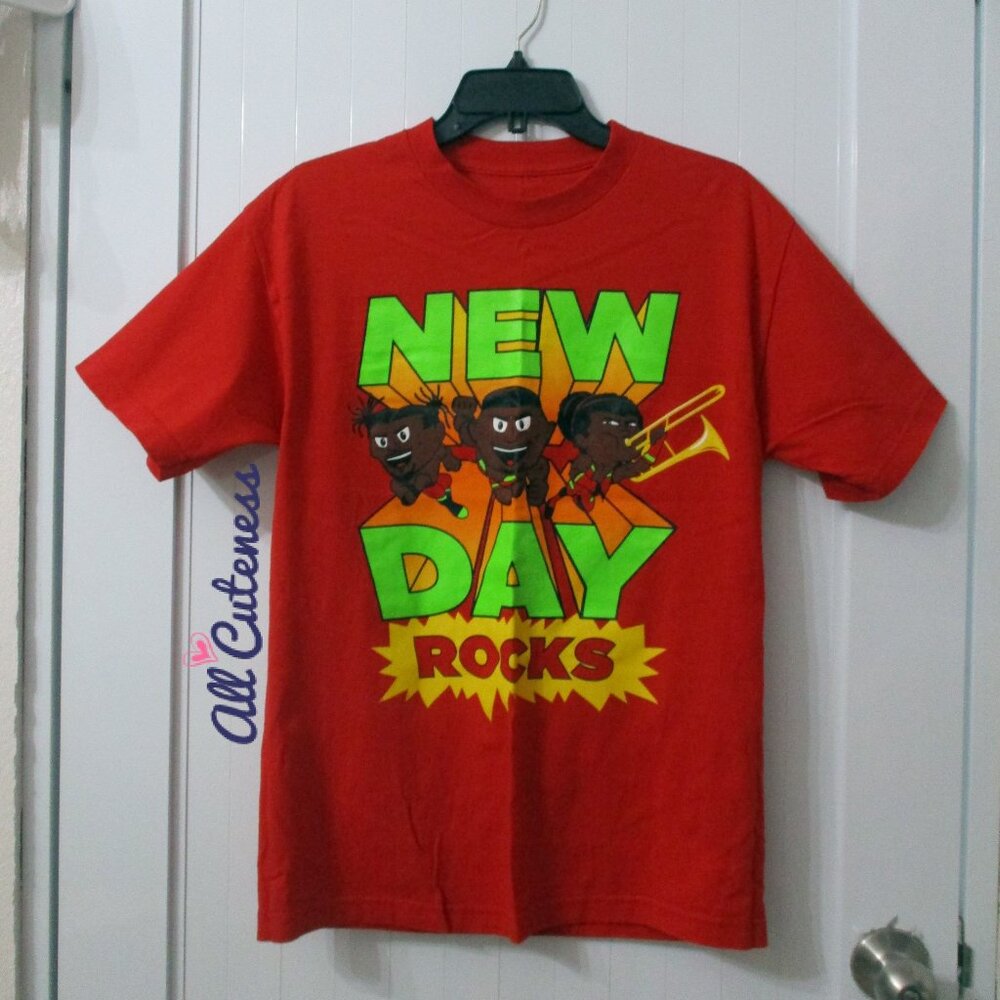 WWE Red New Day T Shirt Size M